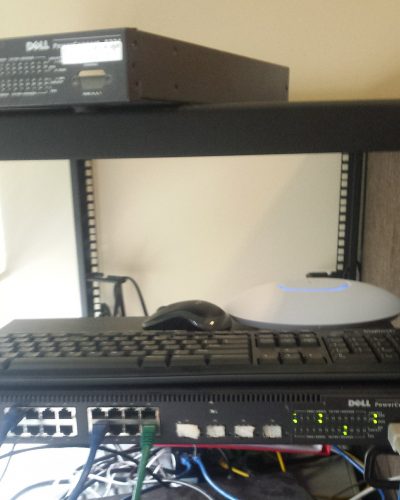 The dead corpse on top of the rack is for motivational purposes.